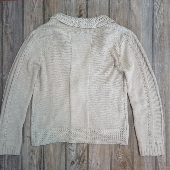 Long Sleeve Knit Crochet Cardigan Sweater Top - Picture 11 of 15